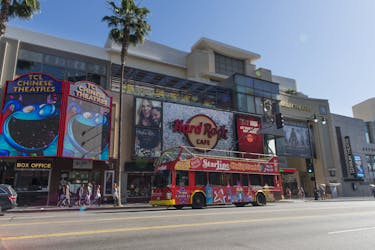 City Sightseeing hop-on hop-off bustour door Hollywood en Los Angeles